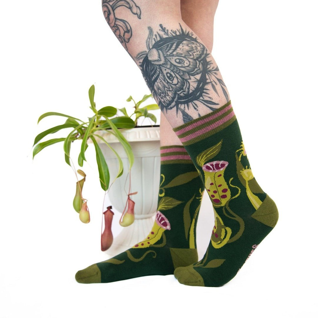 Pitcher Plant Crew Socks - ResirWrecked Costumes