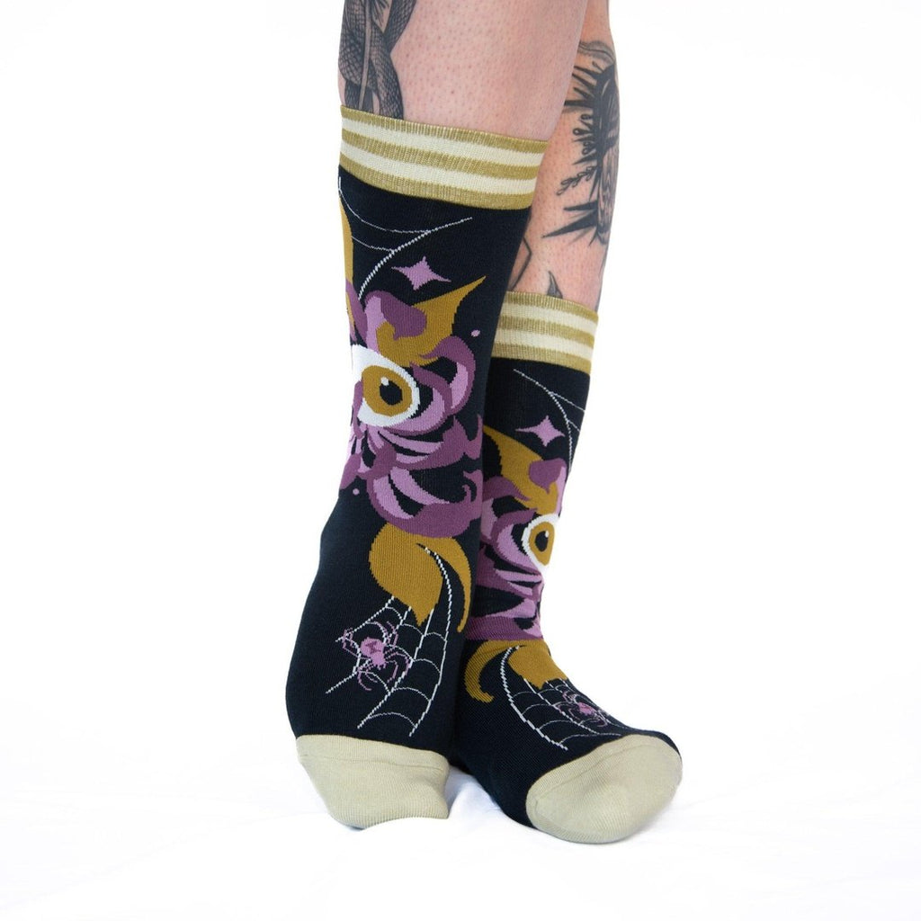 Arachnid's Bloom Crew Socks - ResirWrecked Costumes