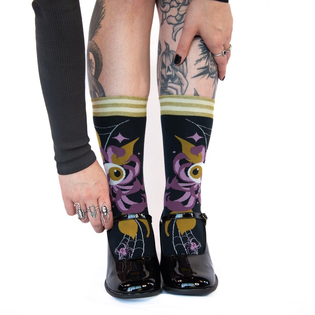 Arachnid's Bloom Crew Socks - ResirWrecked Costumes