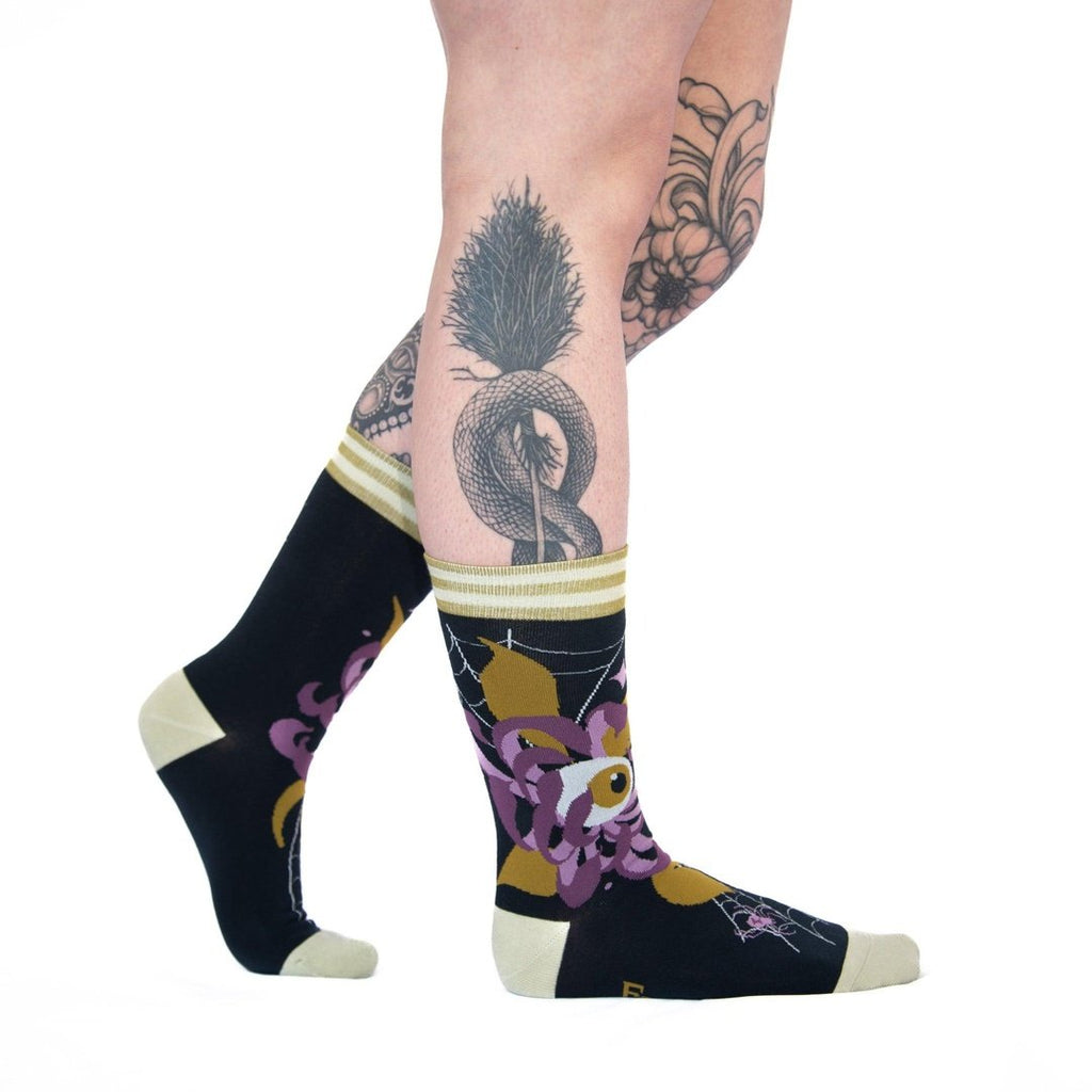 Arachnid's Bloom Crew Socks - ResirWrecked Costumes
