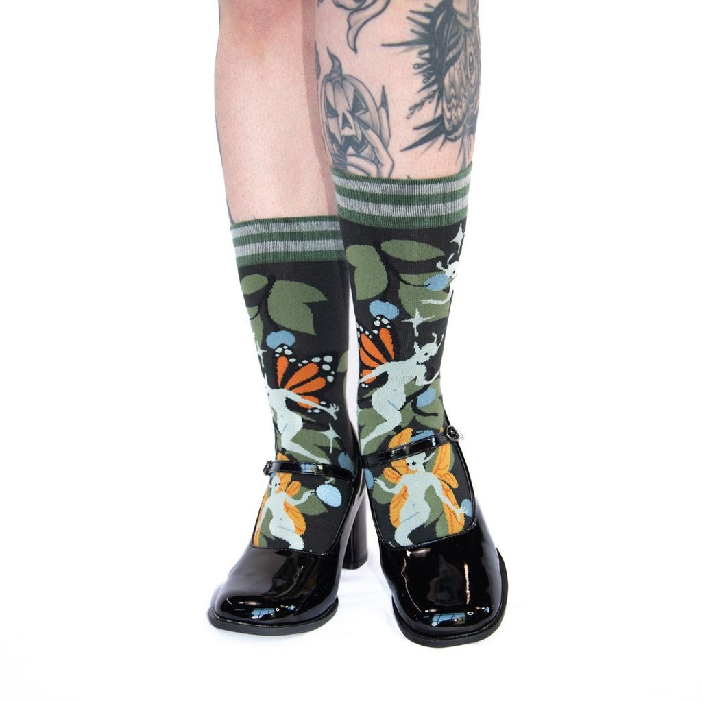 Fanciful Fairies Crew Socks - ResirWrecked Costumes