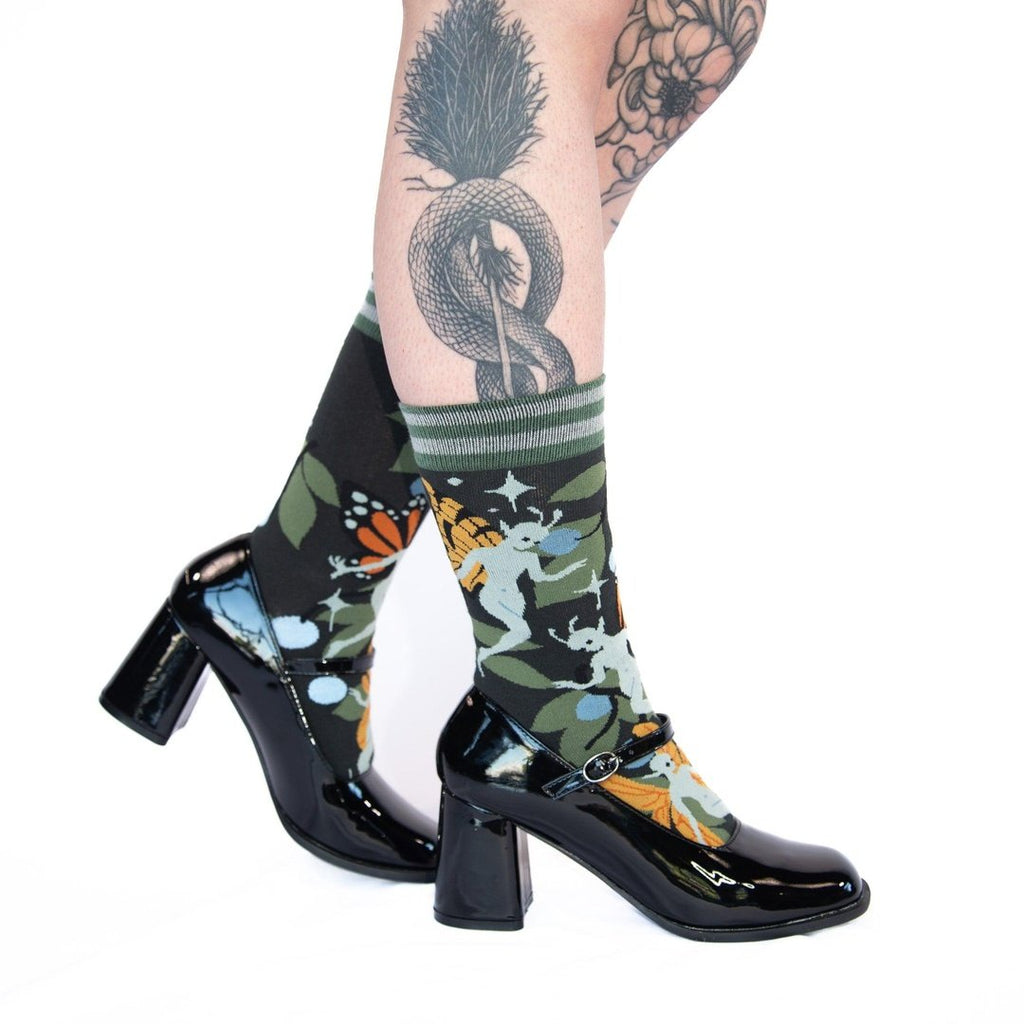 Fanciful Fairies Crew Socks - ResirWrecked Costumes