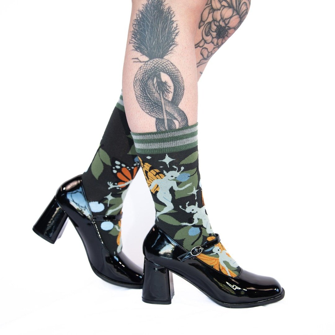Fanciful Fairies Crew Socks - ResirWrecked Costumes