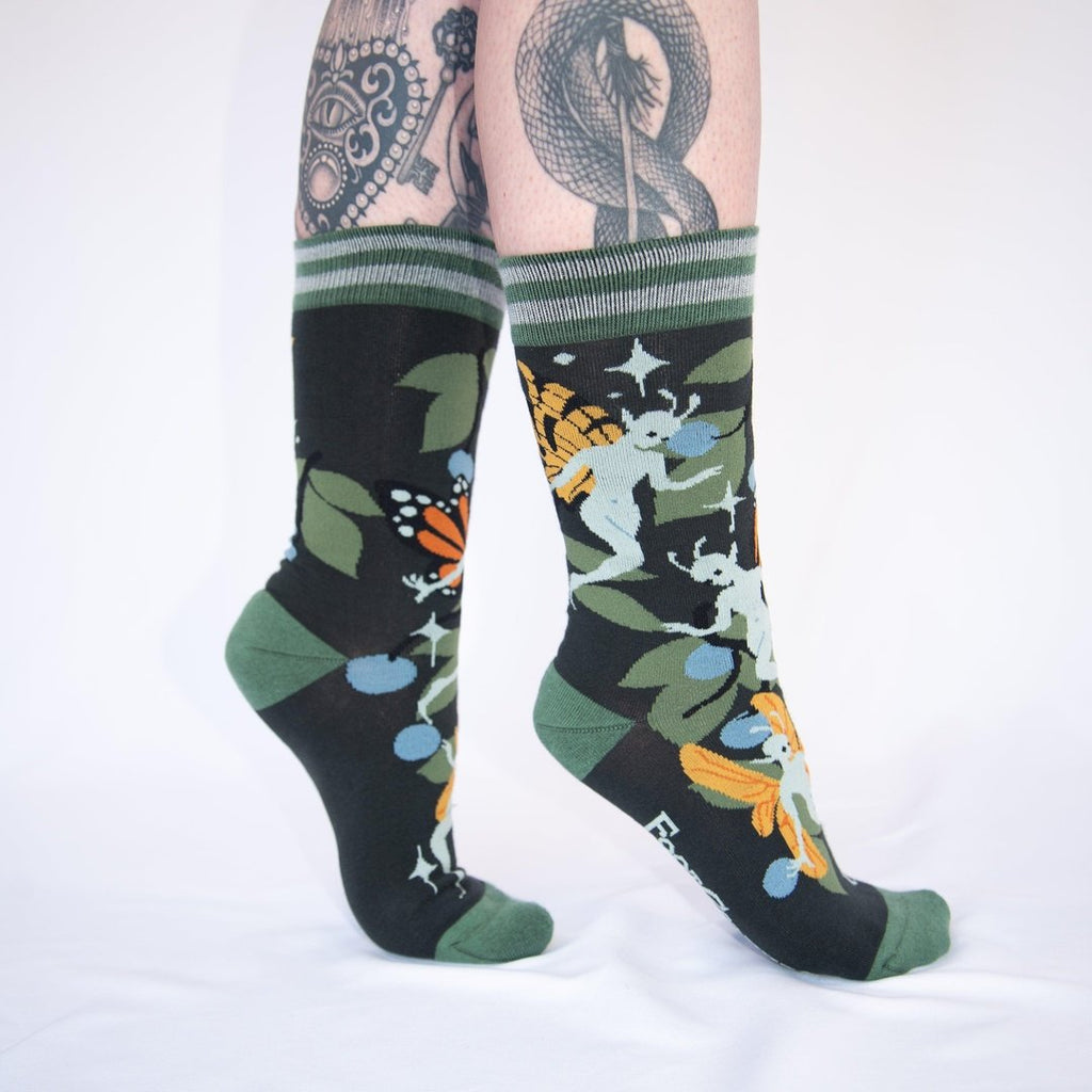 Fanciful Fairies Crew Socks - ResirWrecked Costumes