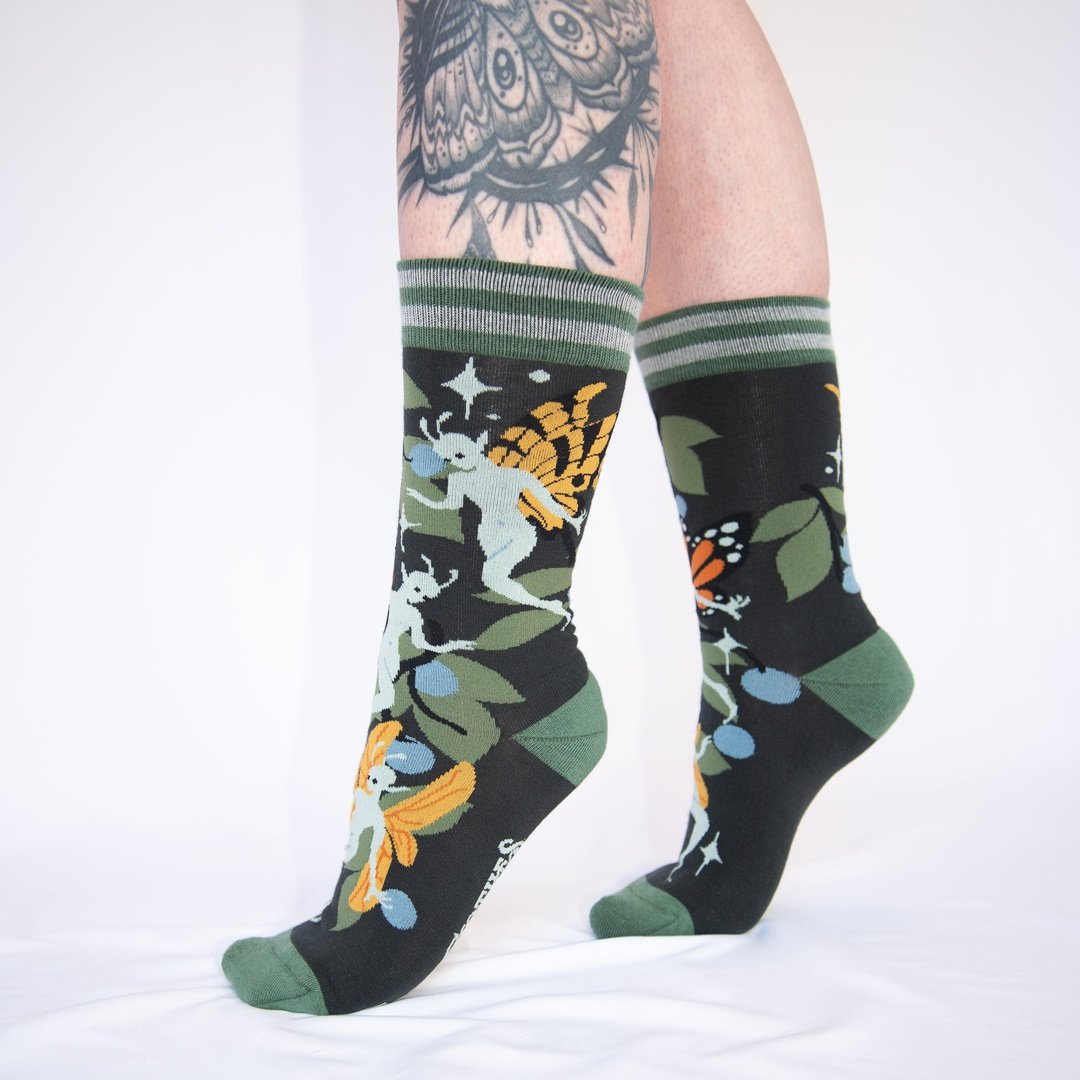 Fanciful Fairies Crew Socks - ResirWrecked Costumes