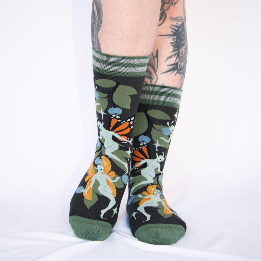 Fanciful Fairies Crew Socks - ResirWrecked Costumes