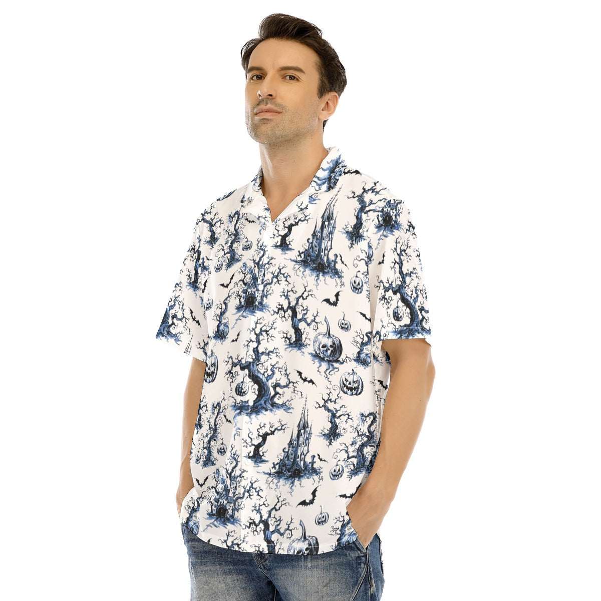 Chinois-eerie Gothic Button-Up Shirt - ResirWrecked Costumes