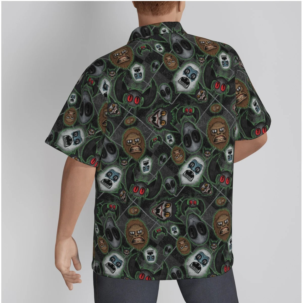 Creeptoons Cryptid Cabana Artist Series Button-Up Shirt - ResirWrecked Costumes