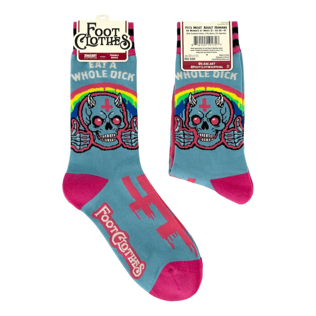 Friendly Advice Crew Socks - ResirWrecked Costumes