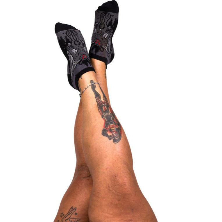 Mothman Ankle Socks - ResirWrecked Costumes