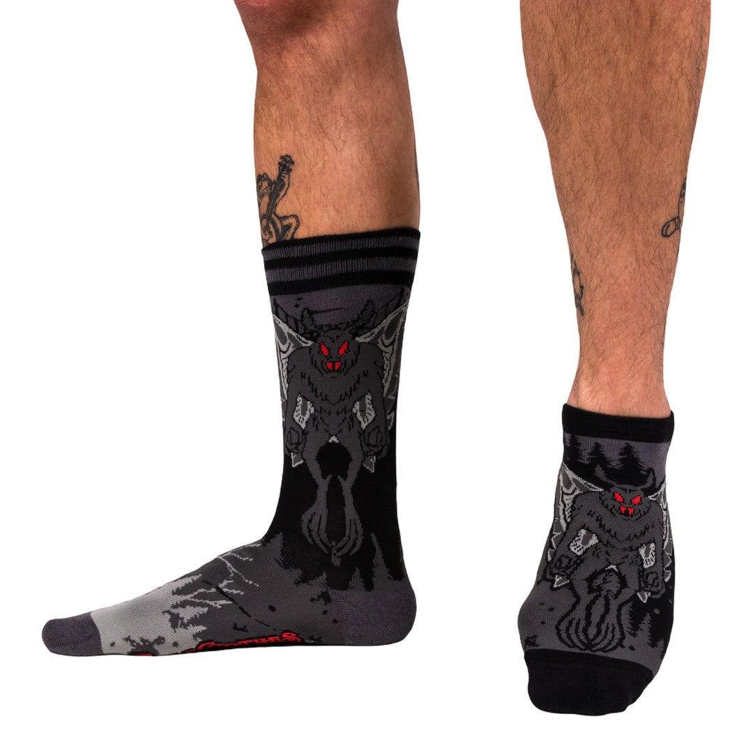 Mothman Ankle and Crew Sock Pack | 2 Designs - ResirWrecked Costumes