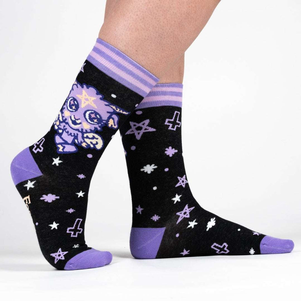 Baby Baphomet Ankle & Crew Sock Pack | 2 Designs - ResirWrecked Costumes