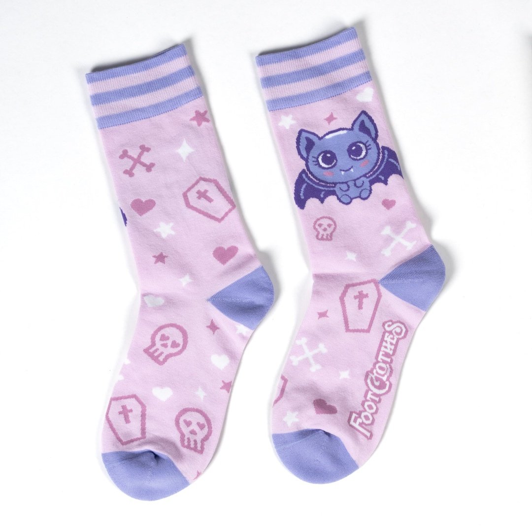 Widdle Bat Guy Crew Socks - ResirWrecked Costumes