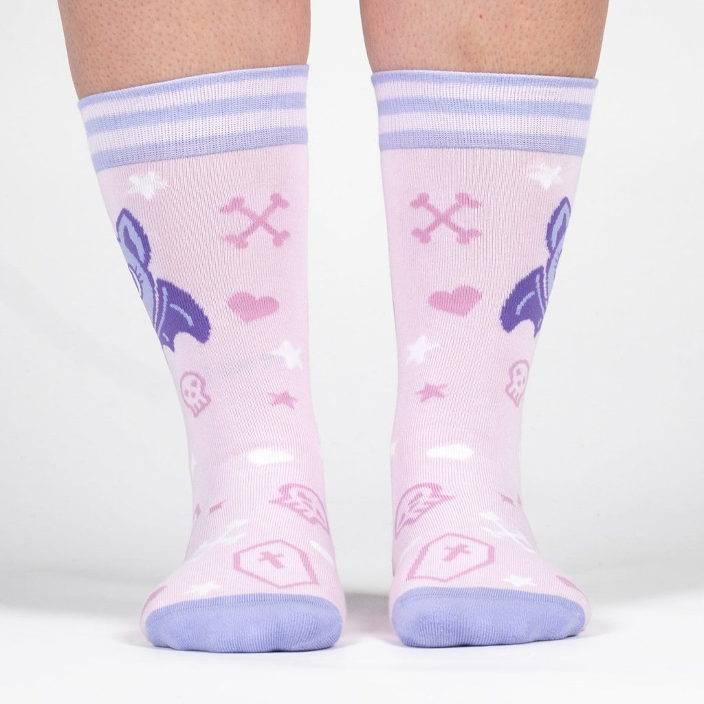 Widdle Bat Guy Crew Socks - ResirWrecked Costumes