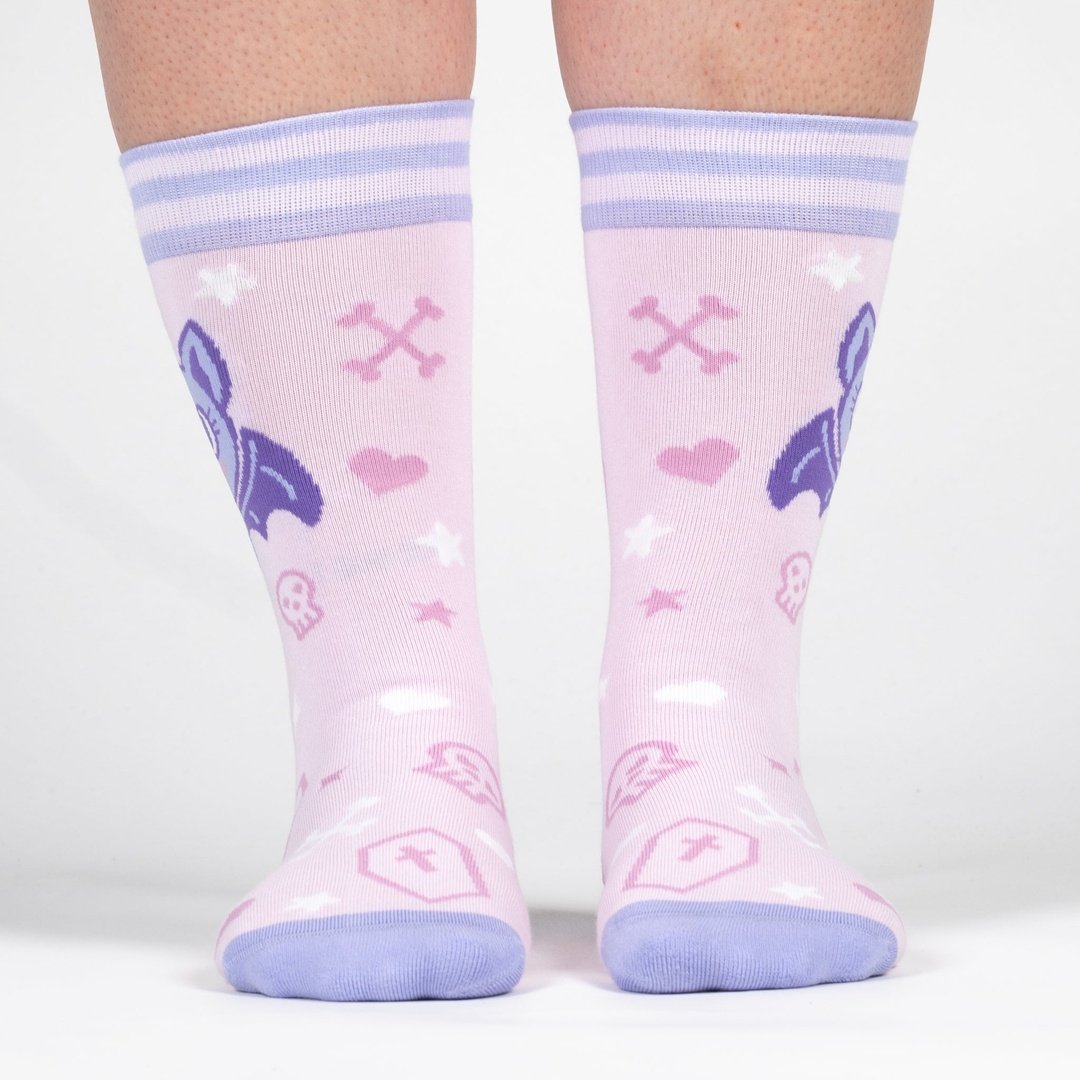 Widdle Bat Guy Crew Socks - ResirWrecked Costumes
