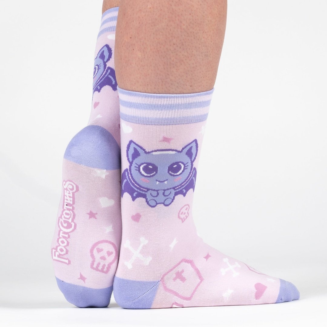 Widdle Bat Guy Crew Socks - ResirWrecked Costumes