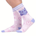 Widdle Bat Guy crew socks.