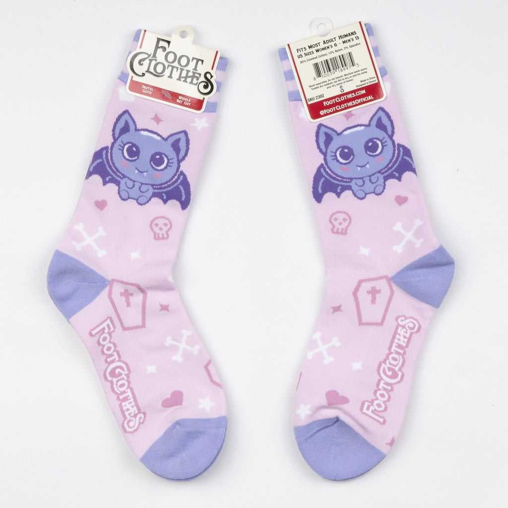 Widdle Bat Guy Crew Socks - ResirWrecked Costumes