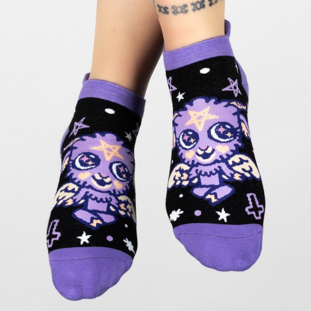 Baby Baphomet Ankle Socks - ResirWrecked Costumes