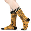 Creepy Crawlies crew socks.