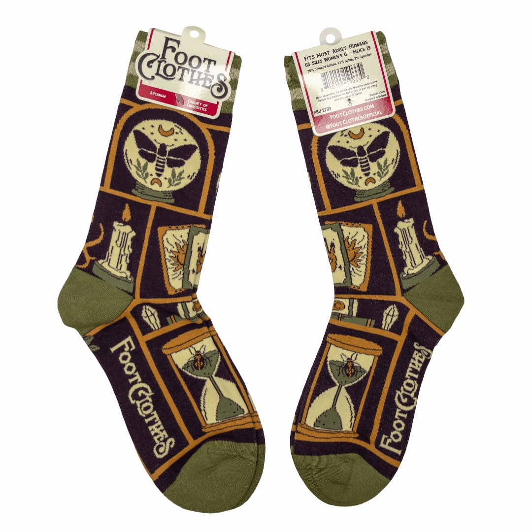 Cabinet of Curiosities Crew Socks - ResirWrecked Costumes