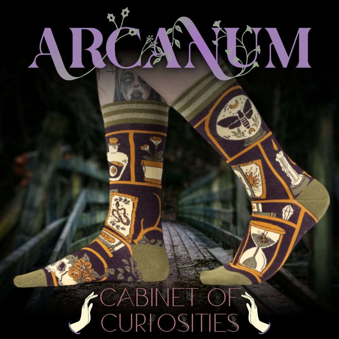 Cabinet of Curiosities Crew Socks - ResirWrecked Costumes