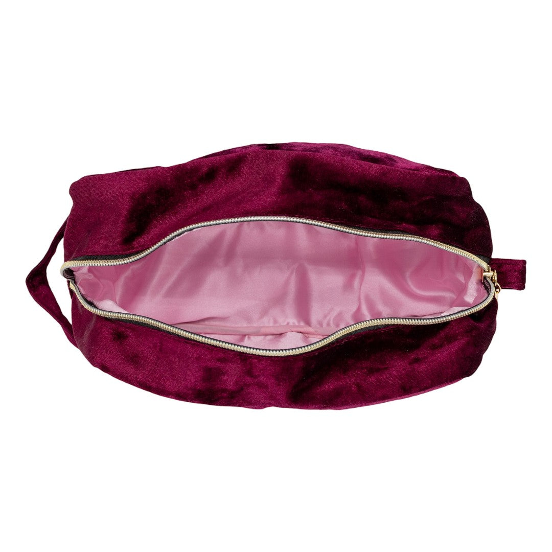 Baneful Botany Velvet Cosmetic Bag