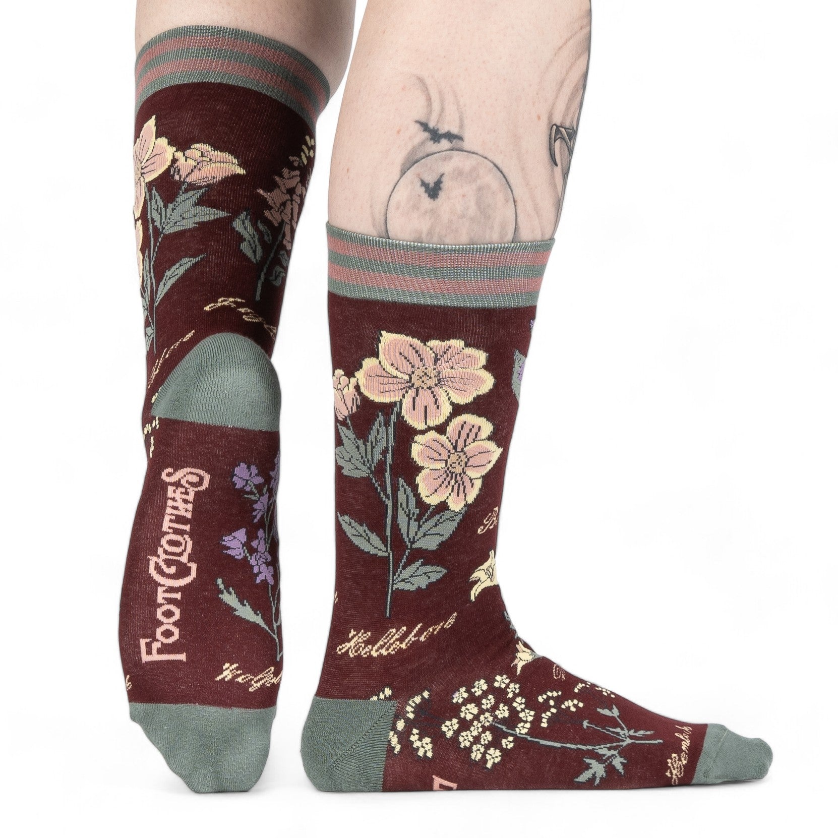 Baneful Botany Crew Socks - ResirWrecked Costumes