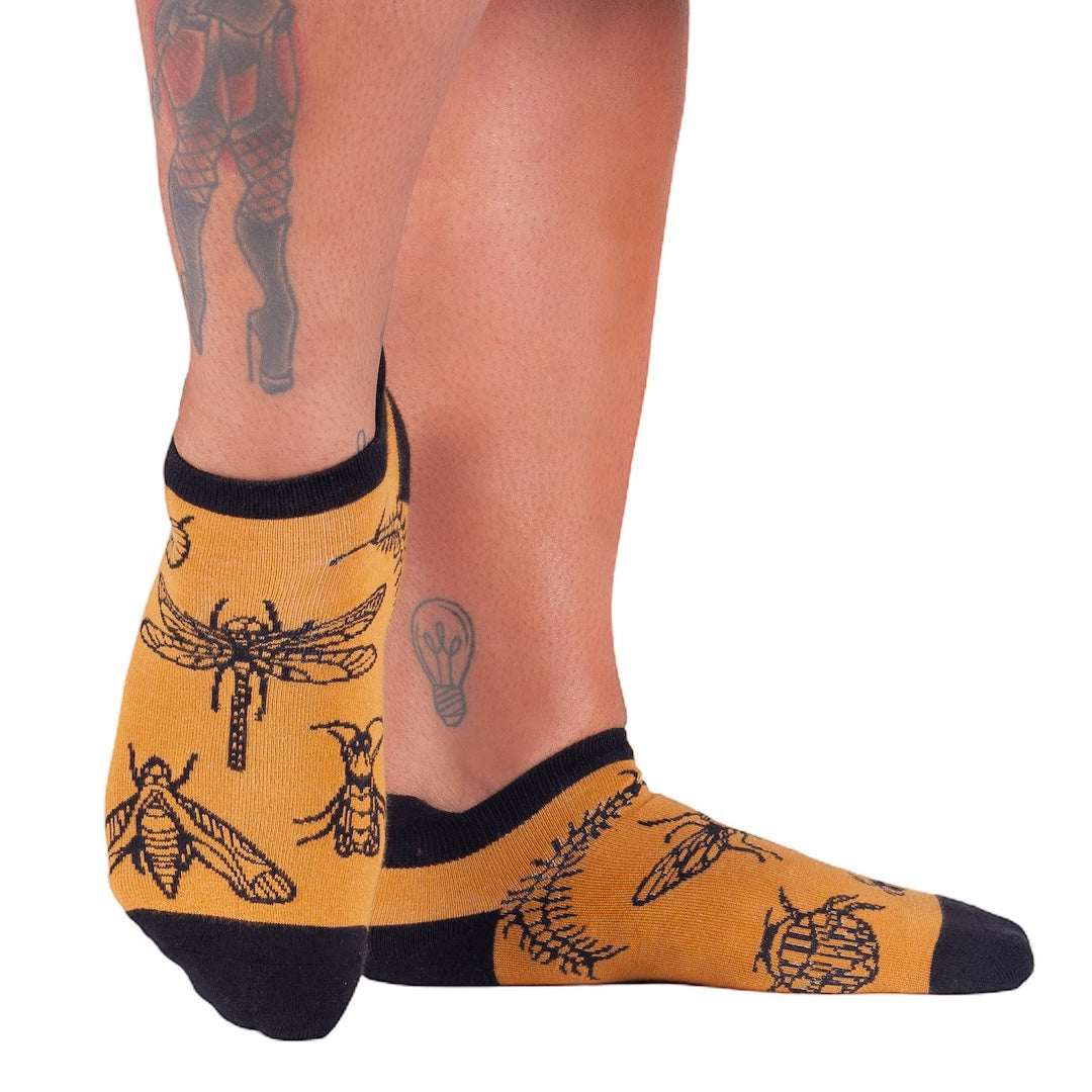 Creepy Crawlies ankle socks.
