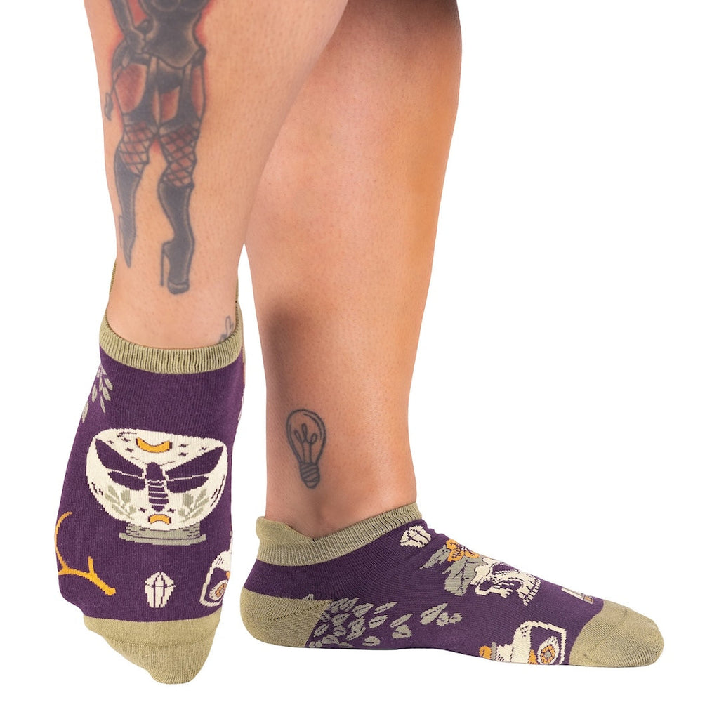 Cabinet of Curiosities ankle socks.