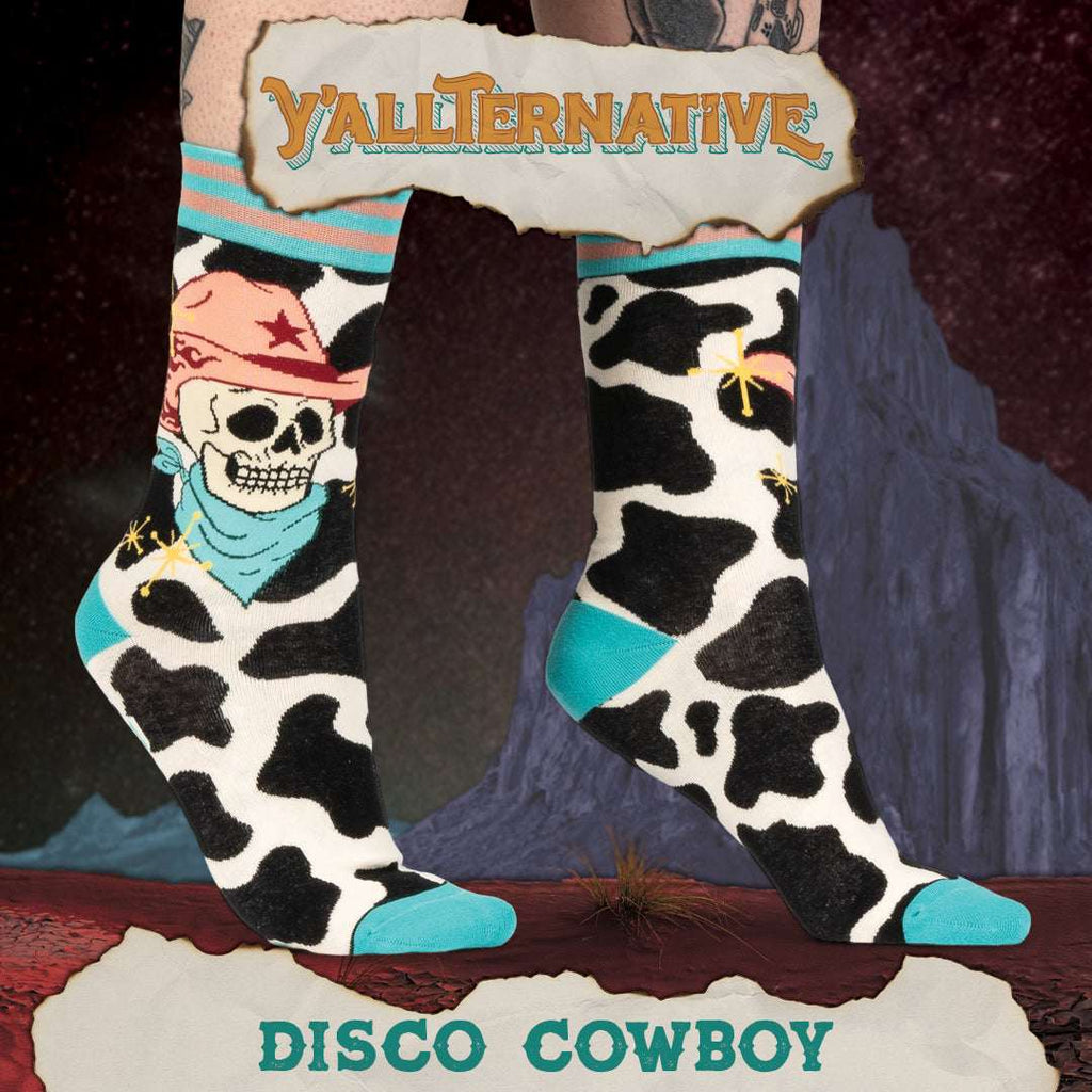 Disco Cowboy Crew Socks - ResirWrecked Costumes