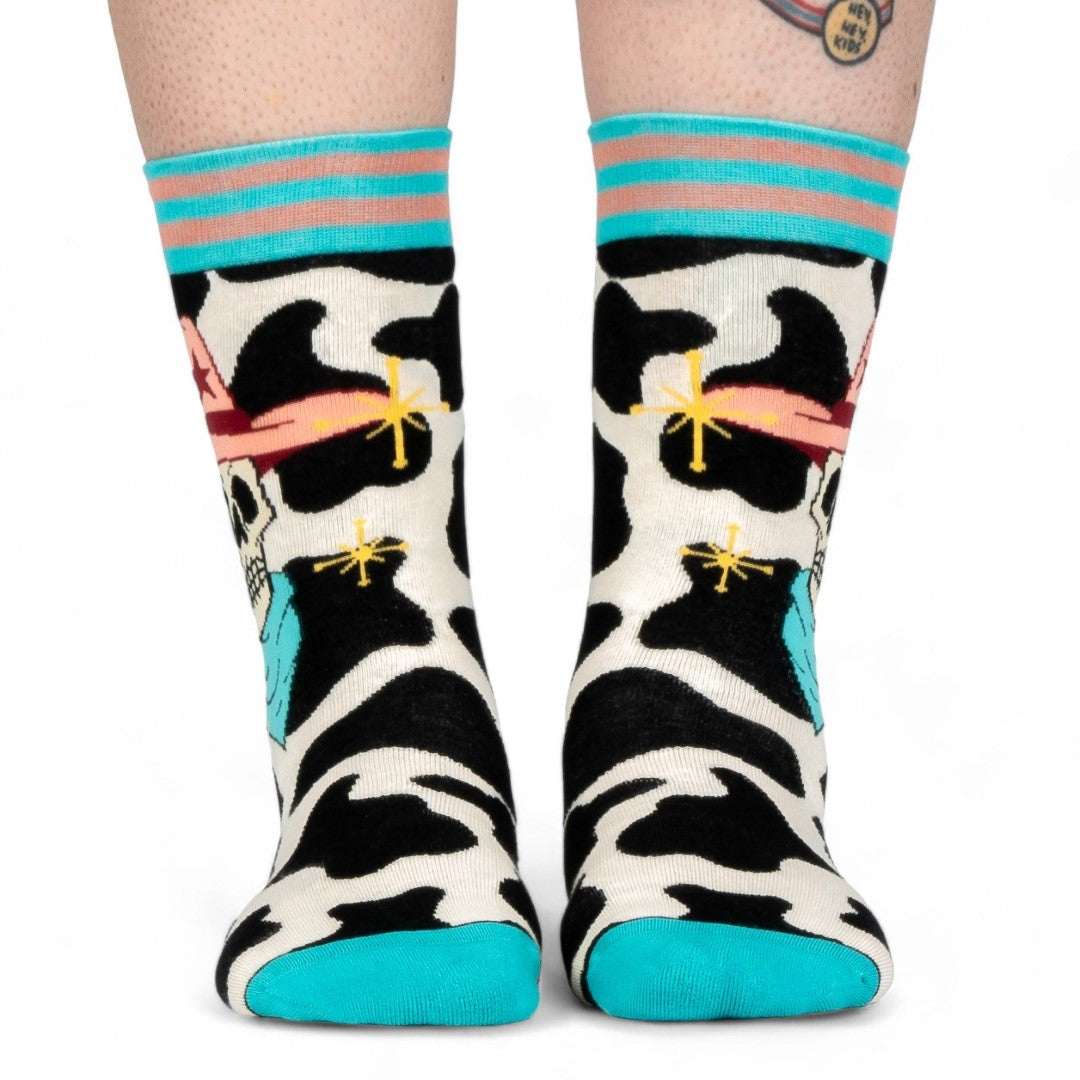 Disco Cowboy Crew Socks - ResirWrecked Costumes