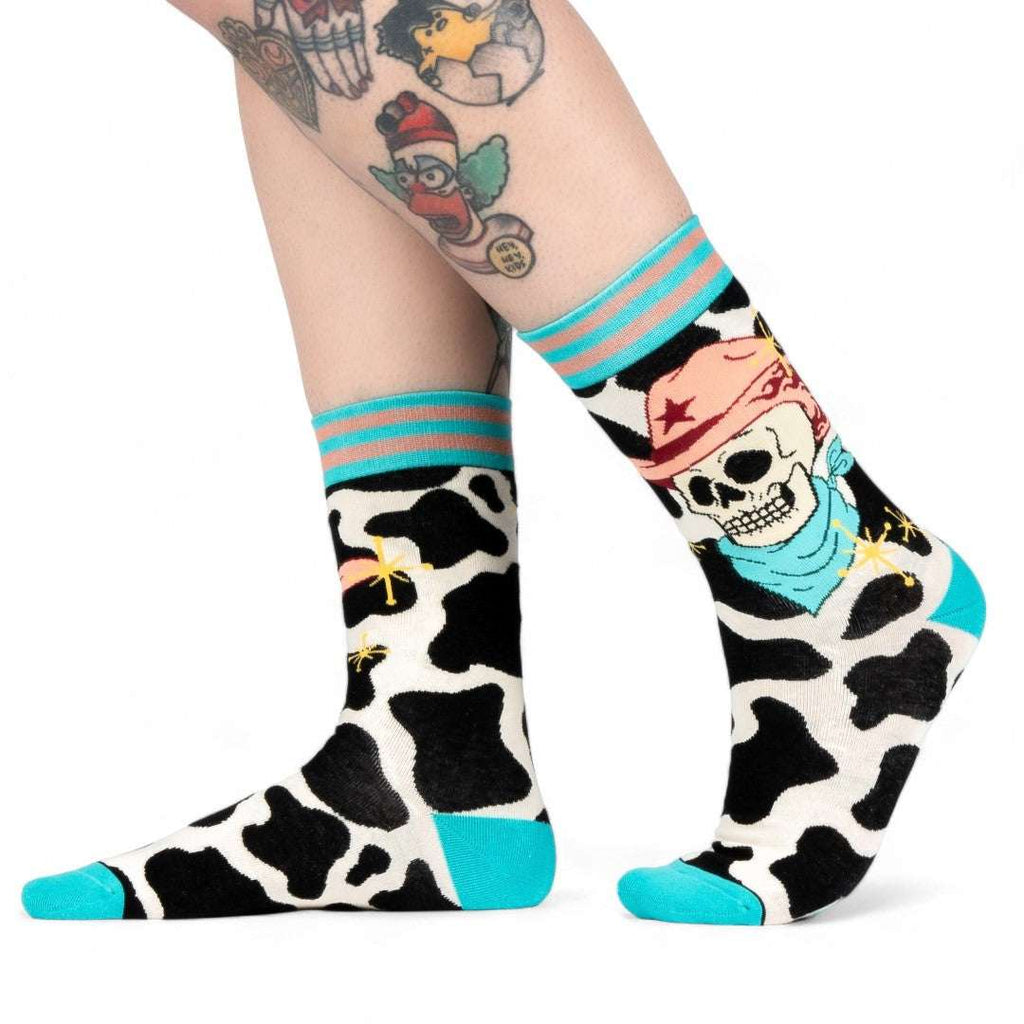Disco Cowboy crew socks.