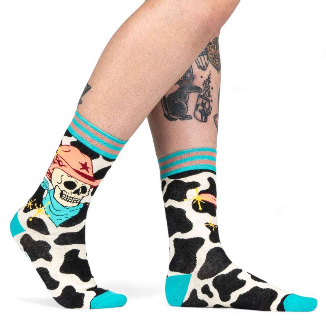 Disco Cowboy Crew Socks - ResirWrecked Costumes