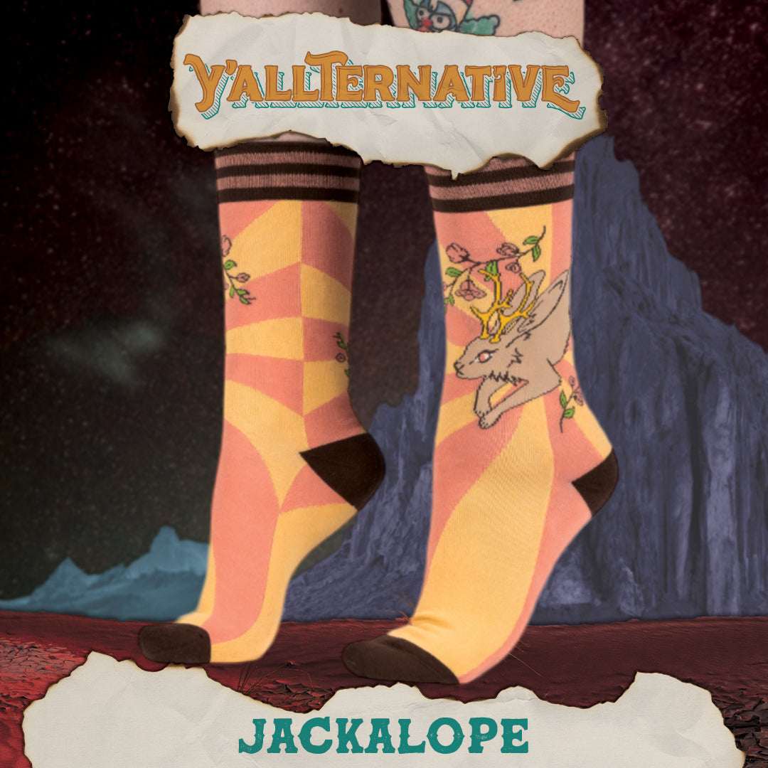 Jackalope Crew Socks - ResirWrecked Costumes