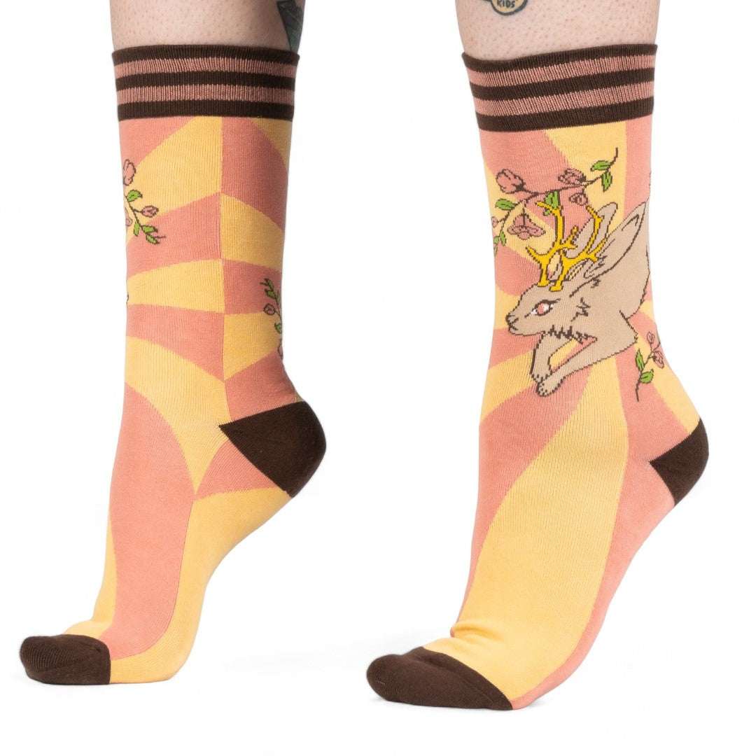 Jackalope crew socks.
