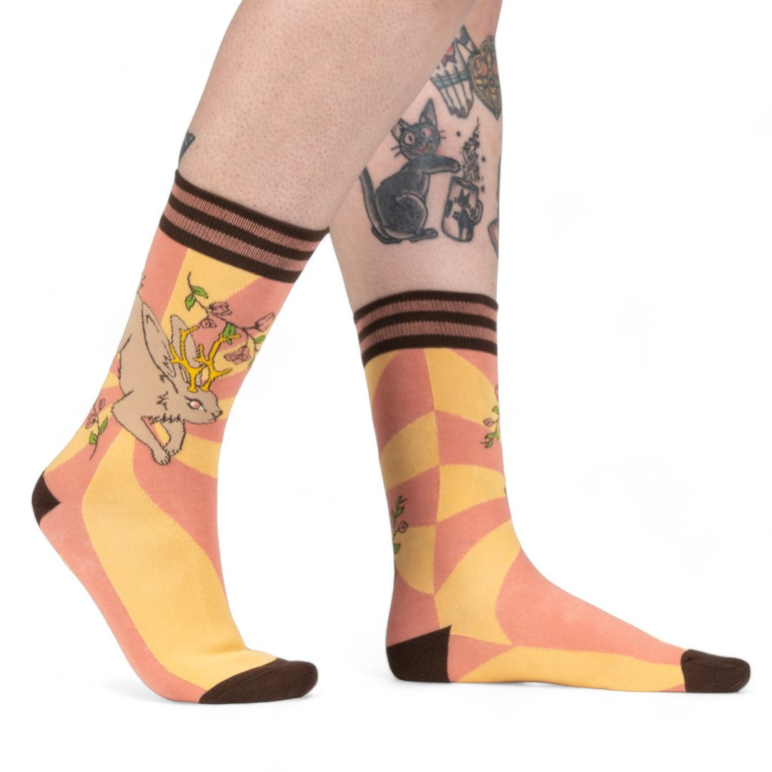 Jackalope Crew Socks - ResirWrecked Costumes