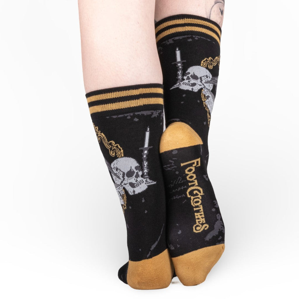 Raven's Grimoire Crew Socks - ResirWrecked Costumes