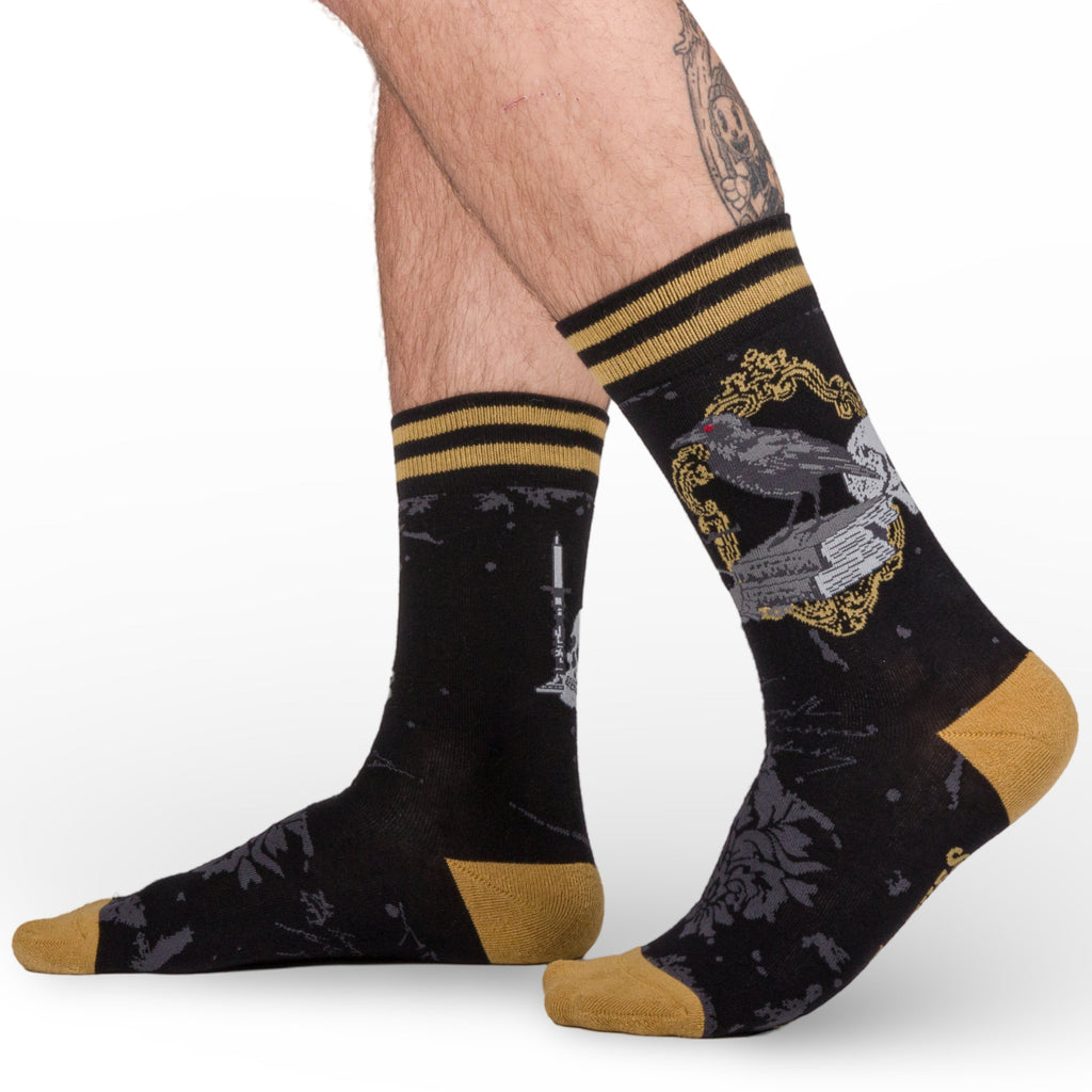 Raven's Grimoire Crew Socks - ResirWrecked Costumes