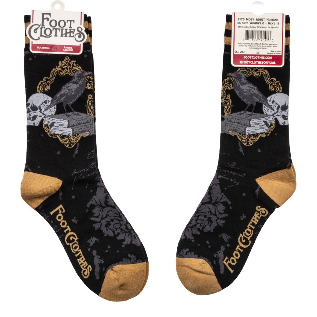 Raven's Grimoire Crew Socks - ResirWrecked Costumes