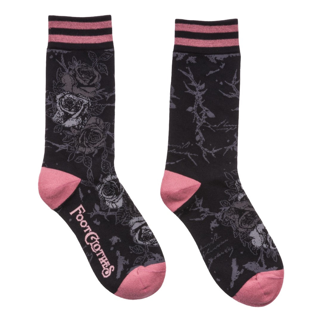 Eternal Roses Crew Socks - ResirWrecked Costumes