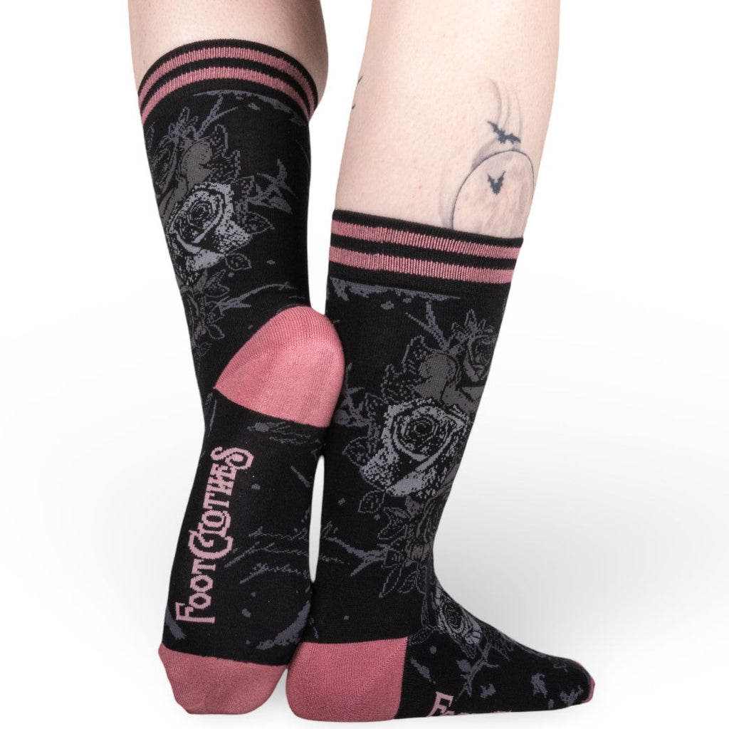 Eternal Roses Crew Socks - ResirWrecked Costumes