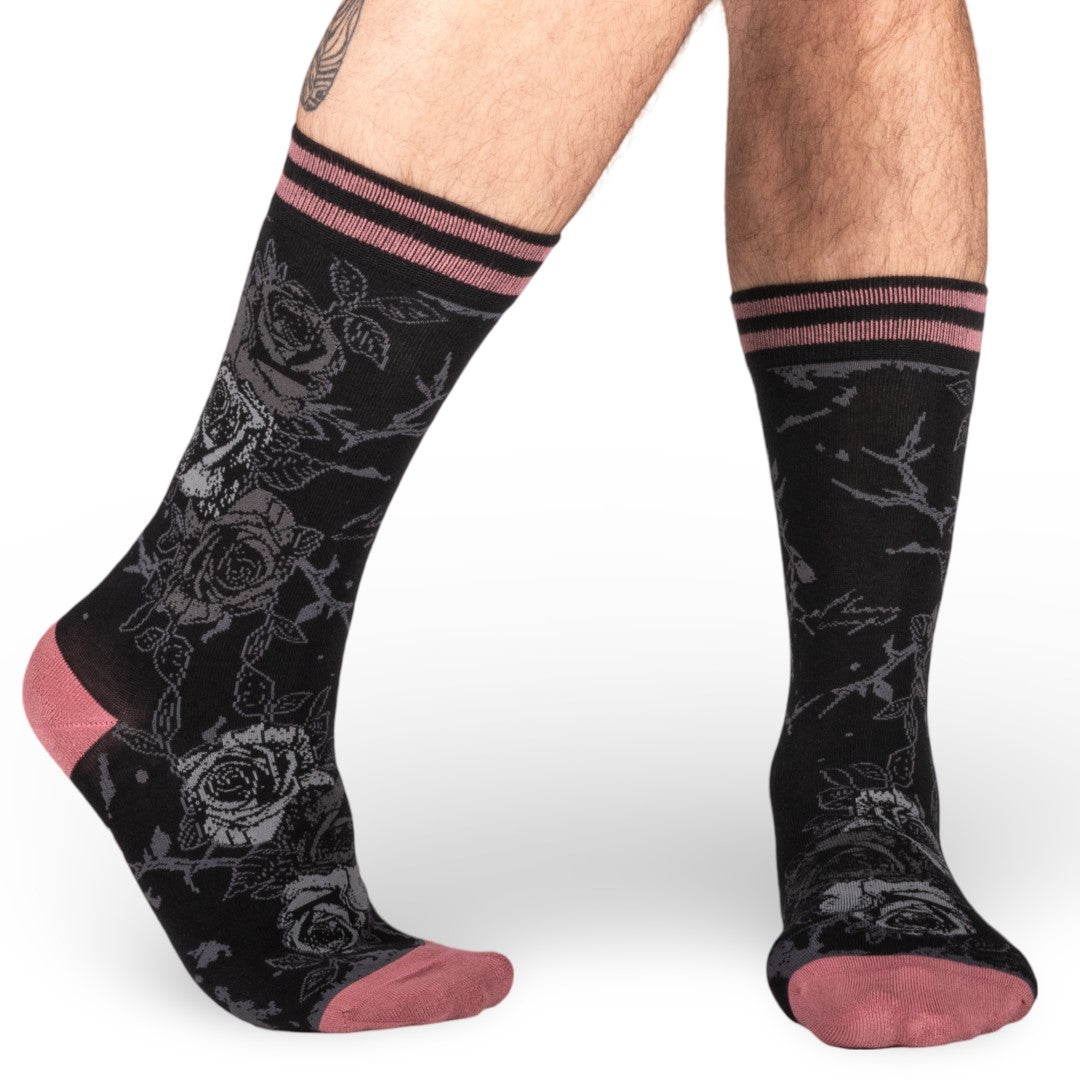 Eternal Roses Crew Socks - ResirWrecked Costumes