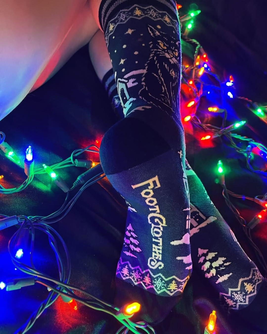 Yule Cat Crew Socks - ResirWrecked Costumes