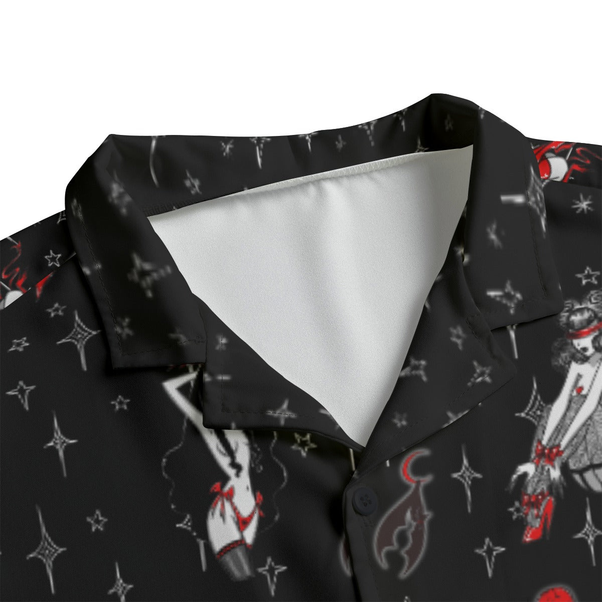 Gothic Cuties Pinups Artist Series Button-Up Shirt - ResirWrecked Costumes