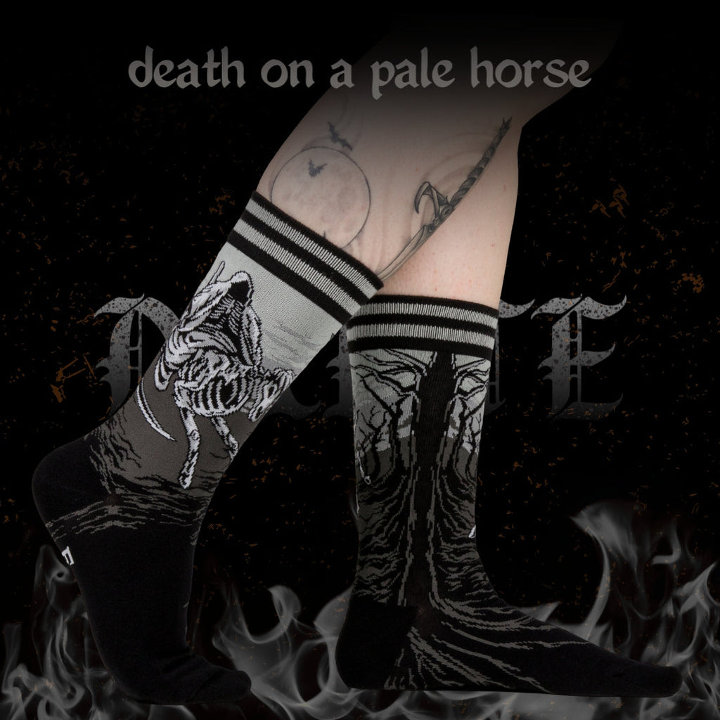 Death on a Pale Horse Crew Socks - ResirWrecked Costumes