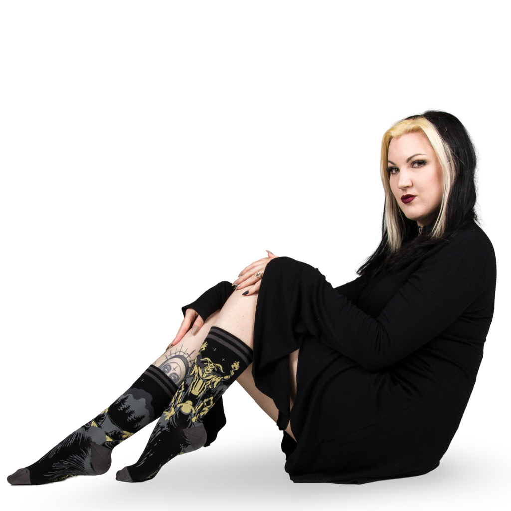Dance ov the Sabbath Crew Socks - ResirWrecked Costumes