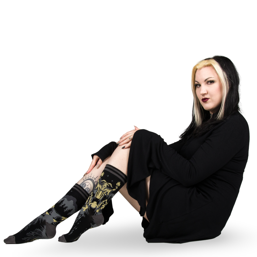 Dance ov the Sabbath Crew Socks - ResirWrecked Costumes