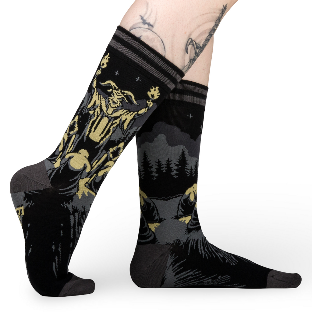 Dance ov the Sabbath Crew Socks - ResirWrecked Costumes