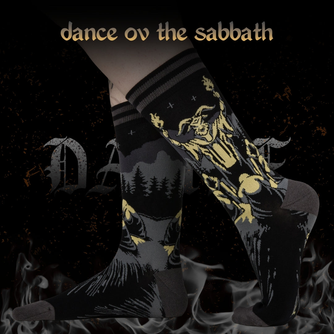 Dance ov the Sabbath Crew Socks - ResirWrecked Costumes